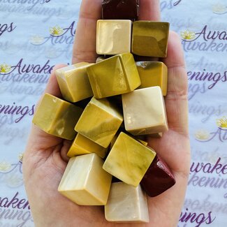 Mookaite (Mookite Mooakite Mook) Jasper Cubes 1"