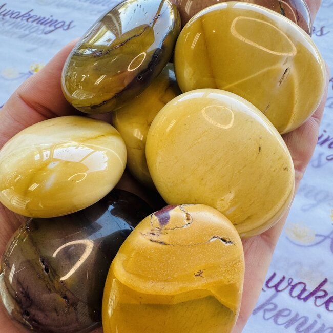 Mookaite Jasper Palm Pillow Pocket Stone