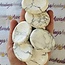 White Howlite (Magnesite) Worry (Thumb Fidget Relaxation Pocket) Stones - Large Oval
