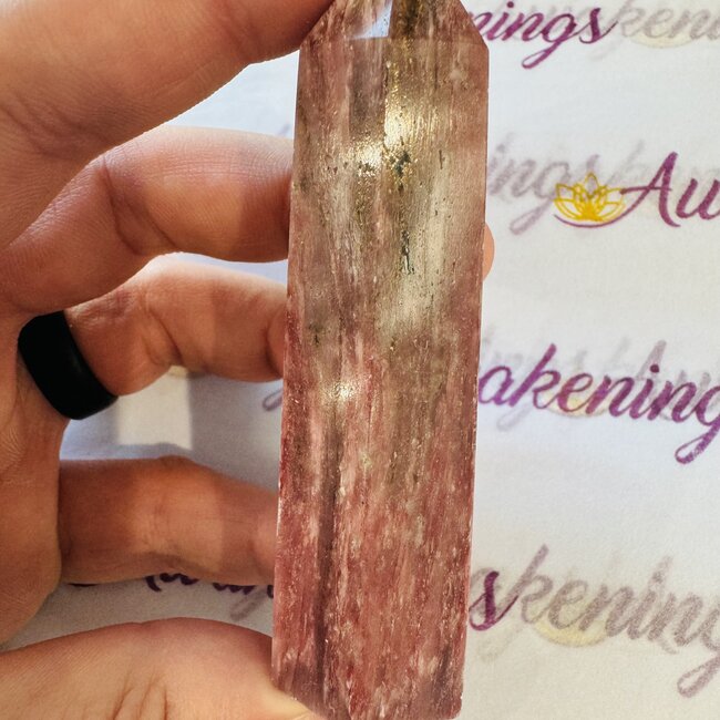 Red Lepidolite (Mica) Towers Points Generators - Medium (3-4")
