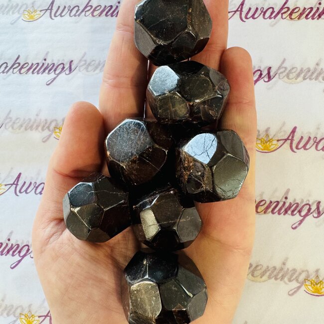 Almandine Garnet Faceted - Medium - Natural Rough Raw