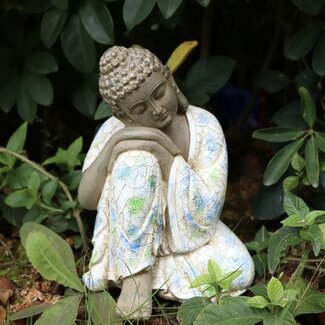 Buddha Sleeping Statue - Statuary Home Garden Decor 6.5"