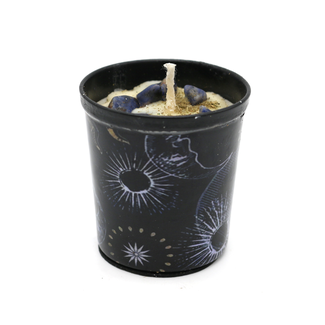 Celestial Votive Scented Candle with Lapis Lazuli - 2.3oz