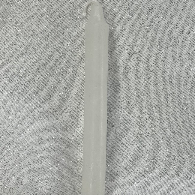 Mini Magic Magick Ritual Spell Chime Candles - White Clear 4" - Happiness Purity Healing Enlightenment