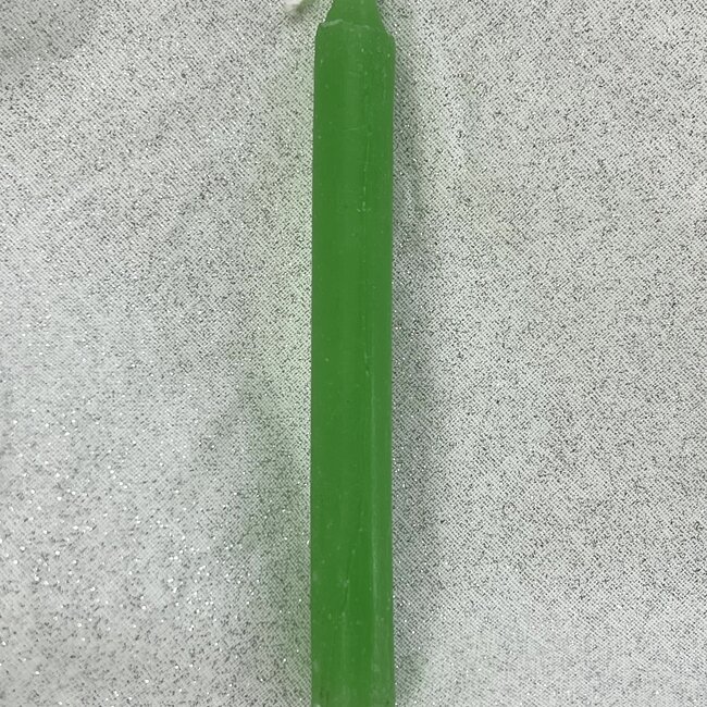 Mini Magic Magick Ritual Spell Chime Candles - Green 4" - Success Renewal Healing Growth