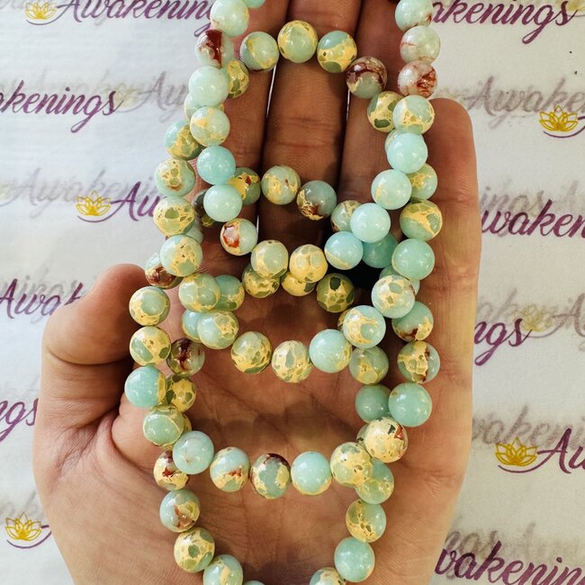 Shoushan 'Jade' Stone Bracelets - 8mm