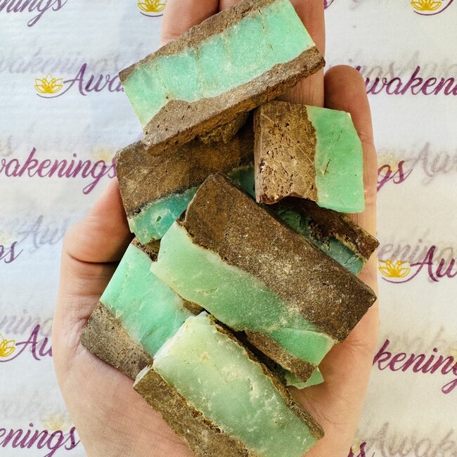 Chrysoprase Slab Slice Flat