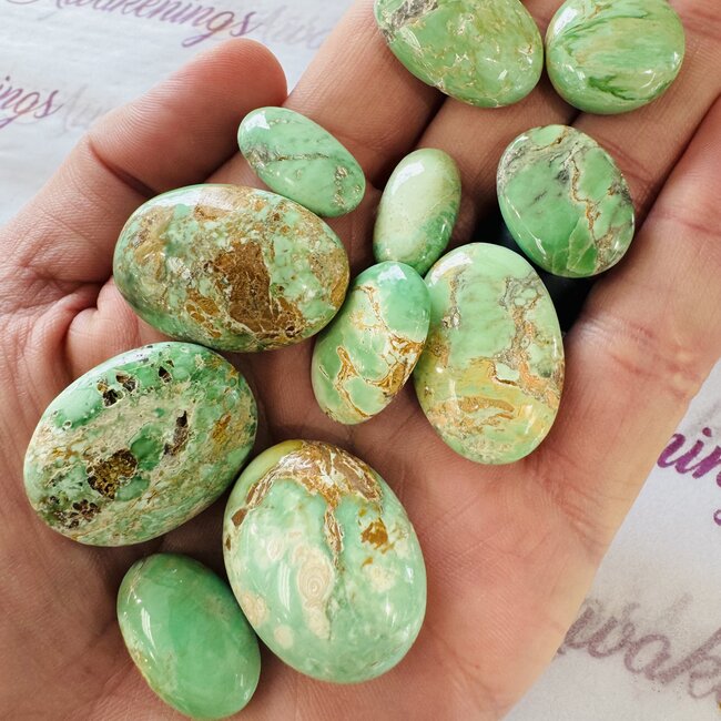 Variscite Mini Palms Pillow Pocket Stone