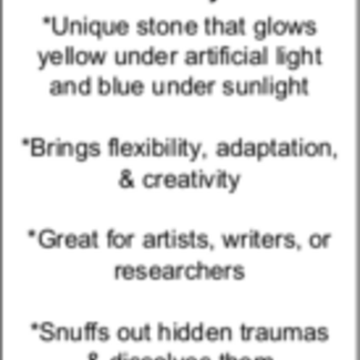 Blue Amber - Tumbled