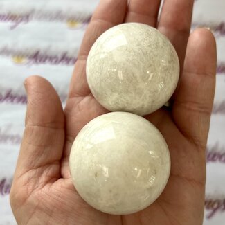White Moonstone Sphere Orb-40mm