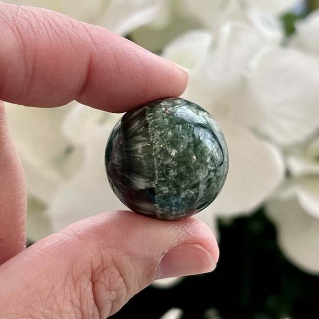Seraphinite Sphere Orb-25mm