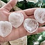 Clear (Crystal) Quartz Worry (Thumb Fidget Relaxation Pocket) Stones - Hearts