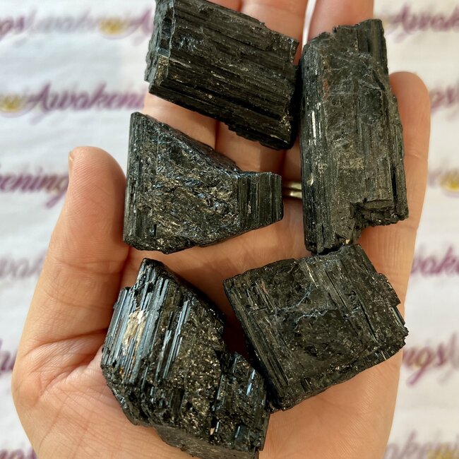 Black Tourmaline - Large Rough Raw Natural