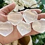 Selenite (Satin Spar Gypsum) Charging Hearts - 2" Mini
