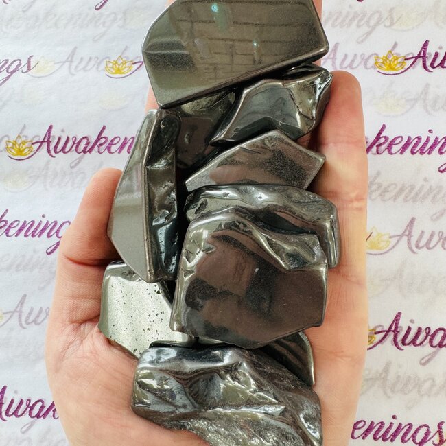 Hematite Slice - Small Slab Flat