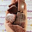 Strawberry Quartz (Red Guava) Slice - Small Slab Flat (2-4")