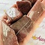 Strawberry Quartz (Red Guava) Slice - Small Slab Flat (2-4")