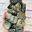 Crocodile (Kambaba) Jasper (Green Stromatolite) Slice - Mini Slab Flat