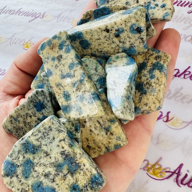 K2 (with Azurite) Slice - Small Slab Flat