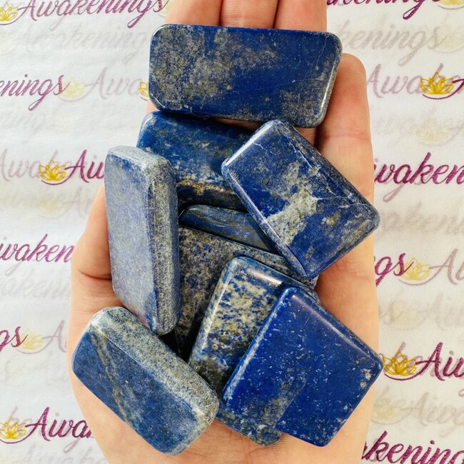 Lapis Lazuli Flat Slab Slice - Medium (1.5"-2")