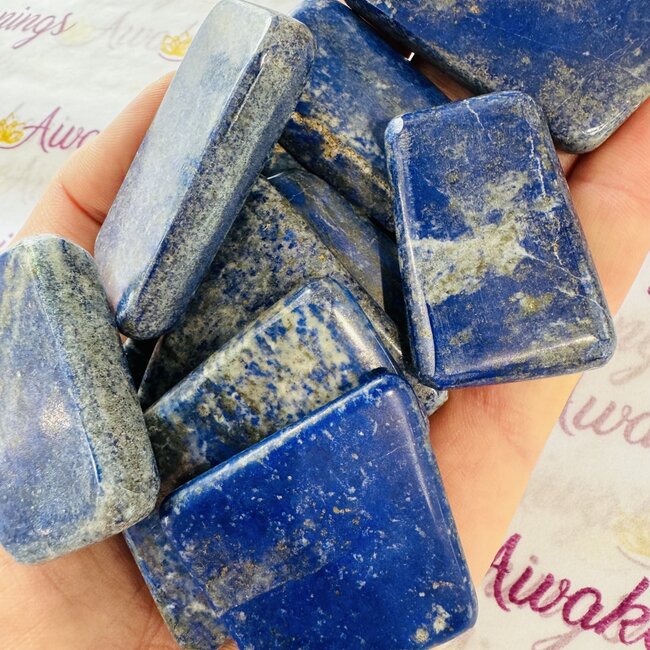 Lapis Lazuli Flat Slab Slice - Medium (1.5"-2")