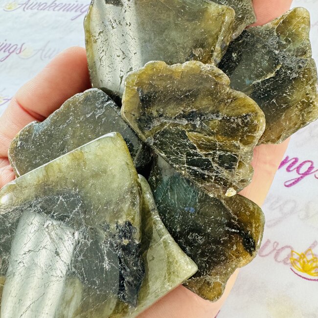 Labradorite Slice - Small Slab Flat