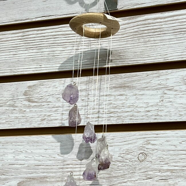 Amethyst Point 7 pc Mobile Wind Chime