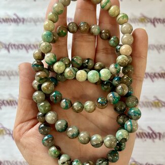 Azurite & Chrysocolla Bracelets - 8 - 10mm