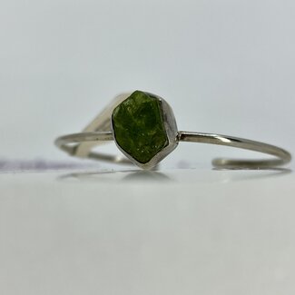 Prasiolite (Green Amethyst) Adjustable Bracelets Twistable - Sterling Silver