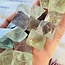 Rainbow Fluorite Tetrahedron- 1"