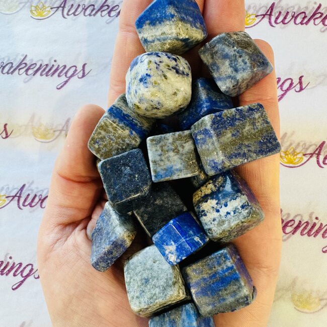 Lapis Lazuli Cubes - 0.5" 1"