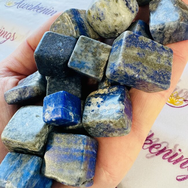 Lapis Lazuli Cubes - 0.5" 1"