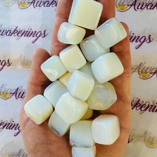 Opalite Cubes 1"