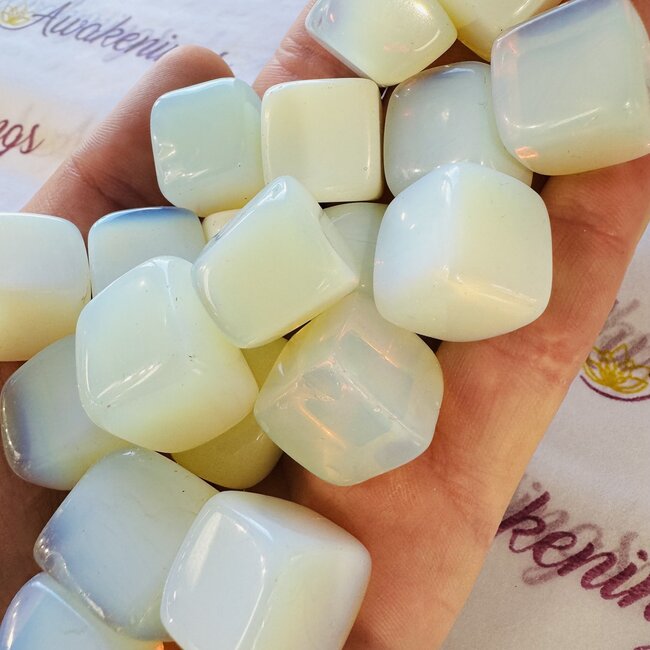 Opalite Cubes 1"