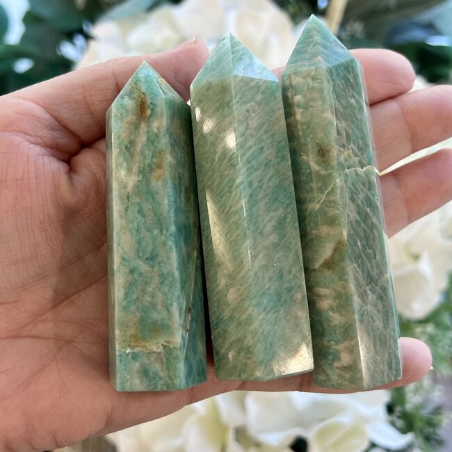 Amazonite Tower Point Generator- Medium (3-4")