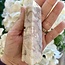 Pink Amethyst Obelisk - Tower Generator Point - Large (4-5")