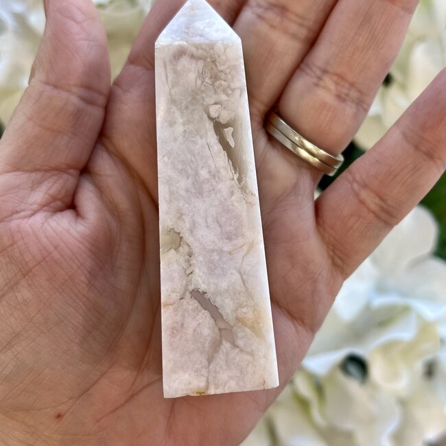 Pink Amethyst Obelisk Tower Generator Point - Small (1-4")