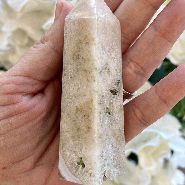 Pink Amethyst Obelisk - Tower Generator Point - Medium (2-5")