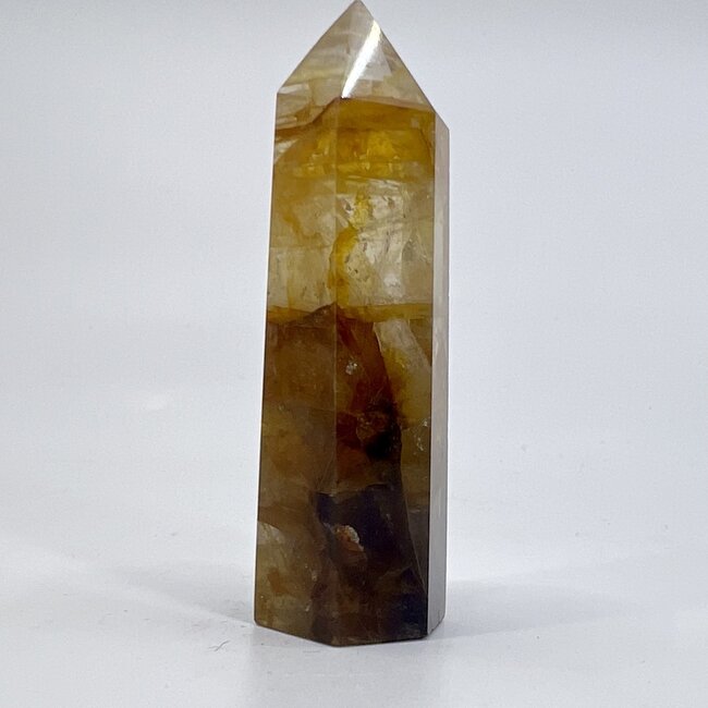 Golden (Yellow Hematoid) Healer Quartz Generator Towers Point - Small (1-3")