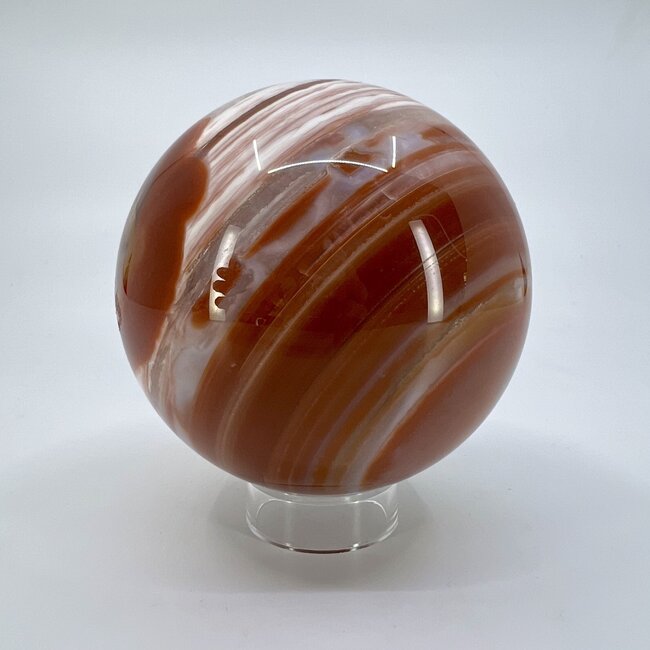 Banded Carnelian Spheres Banded Carnelian Spheres