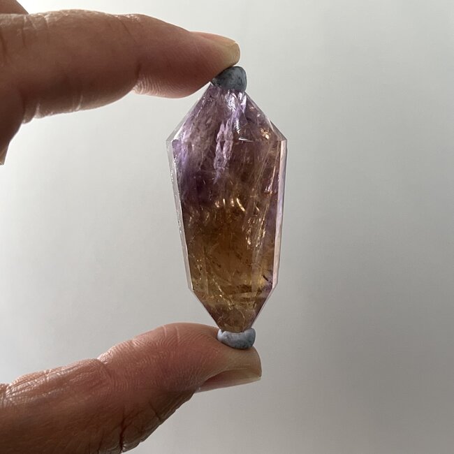 Ametrine Vogel Double Terminated DT Point - 2" AAA Grade (Amethyst Citrine)