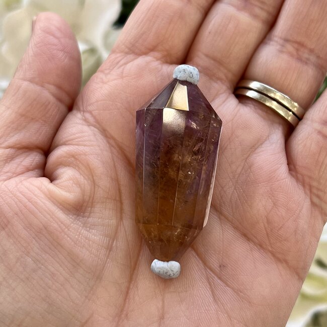 Ametrine Vogel Double Terminated DT Point - 2" AAA Grade (Amethyst Citrine)