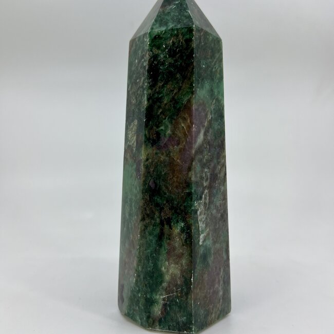 Ruby in Fuchsite Tower Generator Point - XL Extra Large 6"