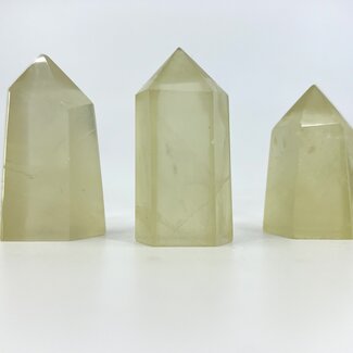 Honey Yellow Calcite Tower Generator Point - Small (3 - 4")
