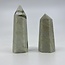 Green Moonstone (Garnierite) Tower Point Generator - Medium (3-4")