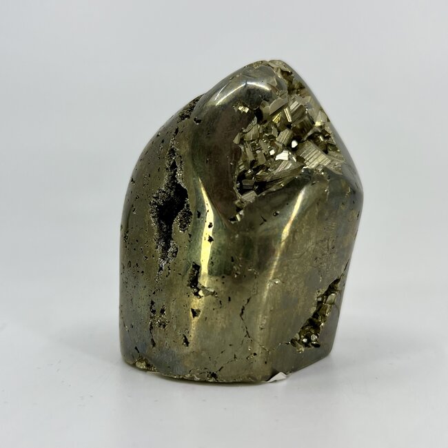 Pyrite Medium - Free Form Cut Base Rough Raw Natural - Cocada Chalcopyrite