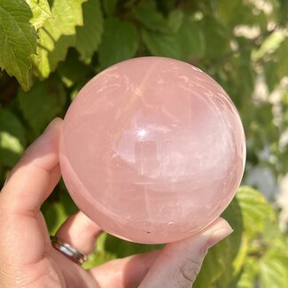 Rose Quartz (Star Inclusion) Sphere Orb - 75mm