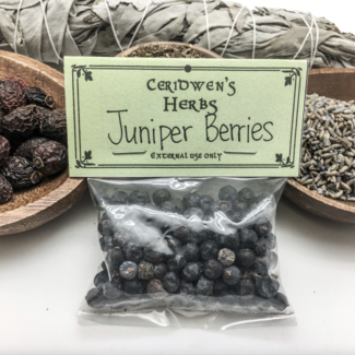 Juniper Berries Herb Packets - Dried Loose Herbal Botanical Ritual Apothecary (.35oz) Magic Magick Wiccan (Ginepro Enebro Wachholder)