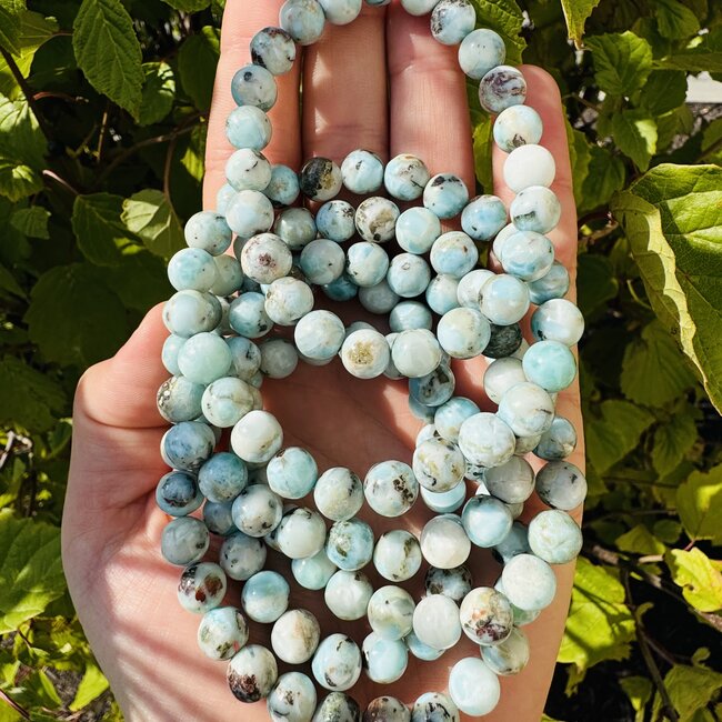 Larimar (Dolphin Stone) Bracelets - 8mm