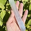 Selenite (Satin Spar Gypsum) Charging Massage Wands - 5" Rounded Polished